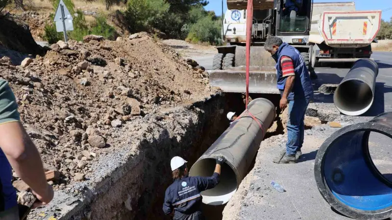 Muğla Büyükşehir Belediyesi, Bodrum'da yaşanan su kesintilerini önlemek amacıyla yaklaşık