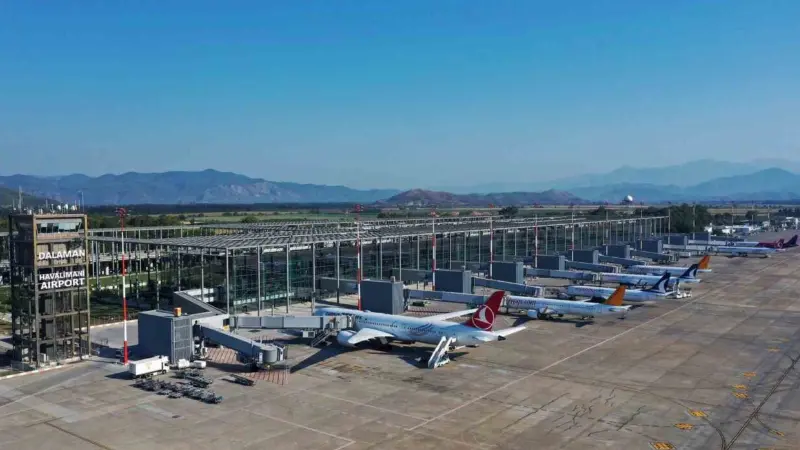 Dalaman Havalimanı, Nisan ayında 349.194 yolcu ve 3.184 uçağa hizmet