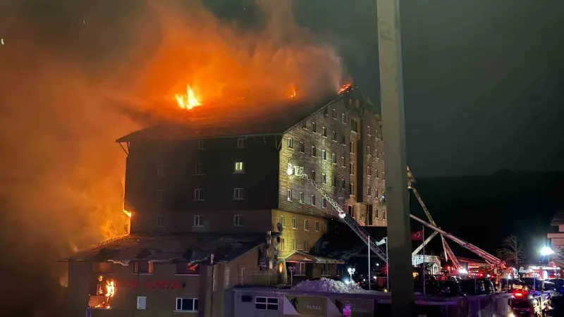 Bolu Kartalkaya'daki otel yangınına ilişkin 32 şüpheli hakkındaki iddianame kabul
