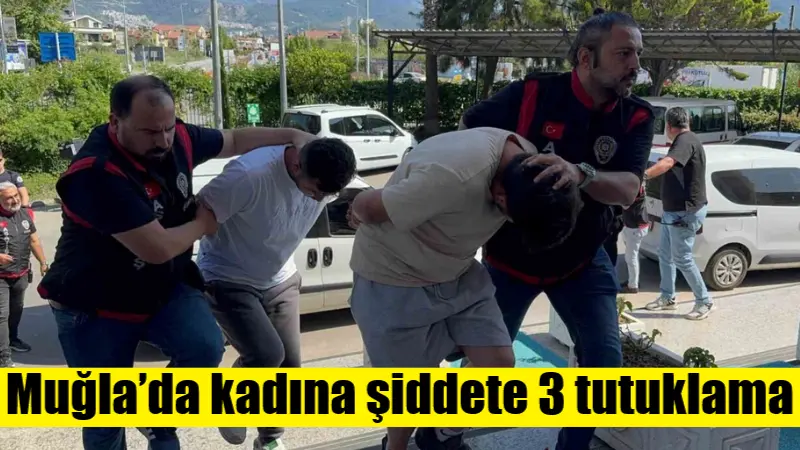 Fethiye'de bir akaryakıt istasyonunda bir kadını darp eden 3 şüpheli,