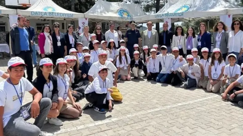 Datça'da Mustafa Kutluay İlkokulu ve Ortaokulu öğrencilerinin hazırladığı 15 projeden