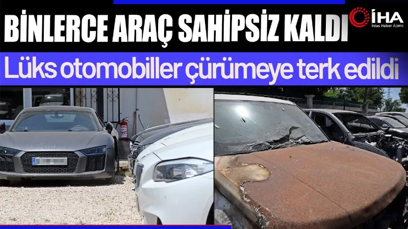 Antalya'daki yediemin otoparkları, hacizli binlerce aracın 25 yıla varan sürelerle