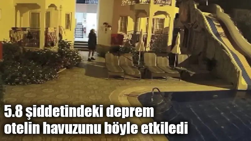 Marmaris’teki şiddetli depremin yeni güvenlik kameraları ortaya çıktı Muğla'nın Marmaris ilçesi açıklarında meydana gelen 5.8 büyüklüğündeki depremin şiddeti,