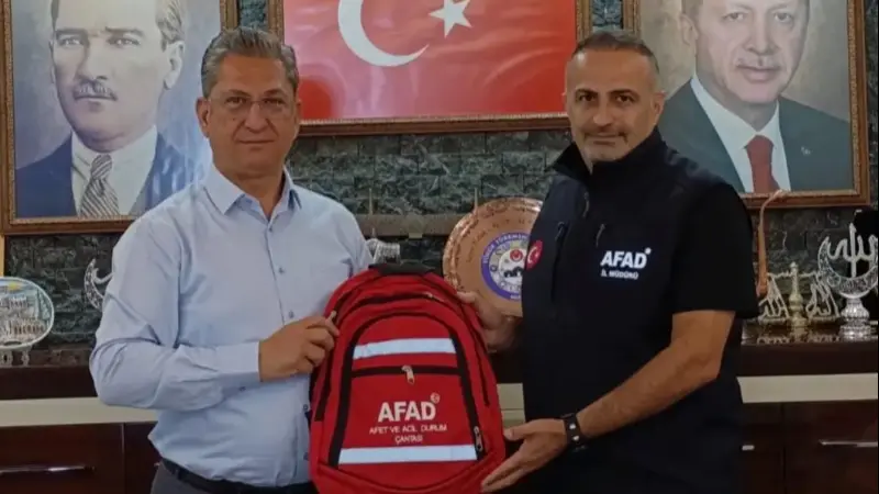 AFAD İl Müdürü Cindioğlu’ndan AK Parti İl Başkanı Laçin’e Ziyaret Muğla AFAD İl Müdürü İshak Cindioğlu ile AK Parti İl