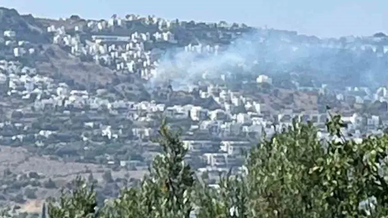 Bodrum’daki yangın büyümeden söndürüldü Muğla'nın Bodrum ilçesi Gündoğan Mahallesi Kızılburun mevkiinde çıkan otluk ve