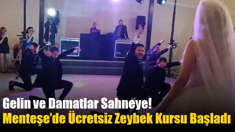 Menteşe Belediyesi, evlilik hazırlığı yapan çiftlere yönelik ücretsiz Zeybek kursu