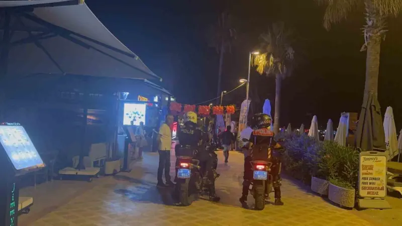 Marmaris’te meşale şovlu eğlencelere emniyetten denetim Her yıl yüzbinlerce yerli ve yabancı turist ağırlayan Muğla’nın Marmaris