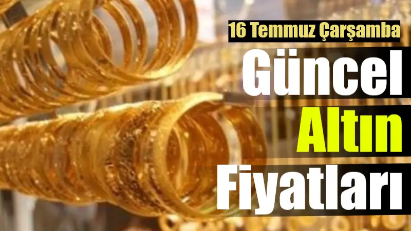 16 Temmuz Çarşamba Altın Fiyatları ABD'dün açıklanan TÜFE verilerinin ardından 3.360 dolardan 3.320 dolara kadar