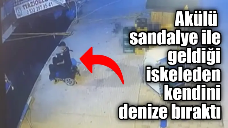 Muğla’nın Ula ilçesinde bedensel engelli şahıs, akülü sandalye ile geldiği