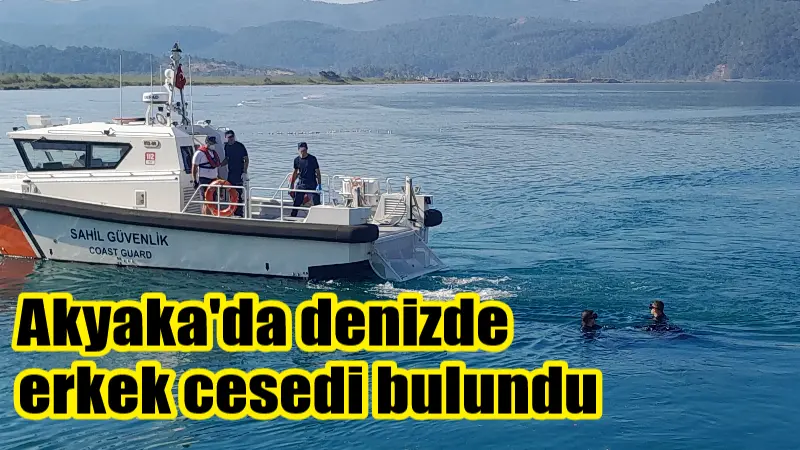 Muğla'nın Ula ilçesine bağlı Akyaka Mahallesi’nde sabah saatlerinde denizde bir