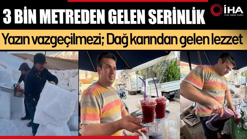 Antalya'da 2500-3000 rakımlı yaylalardan bin bir zahmetle testereyle kesilip toplanan