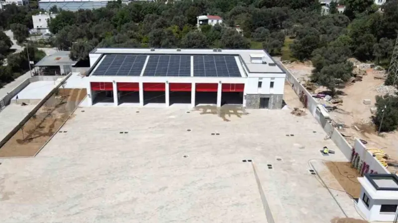 Muğla Büyükşehir Belediyesi, Bodrum'da modern bir itfaiye hizmet binasının inşasını