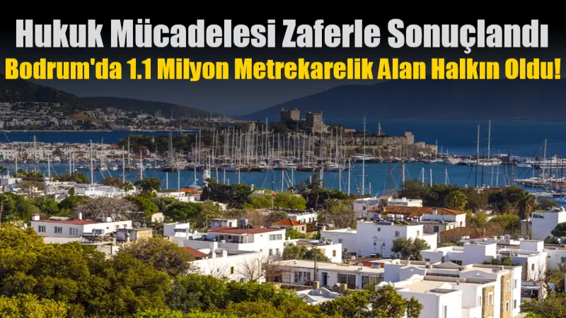 Danıştay, Muğla'nın Bodrum ilçesi Ortakent Mahallesi'nde yer alan 1 milyon