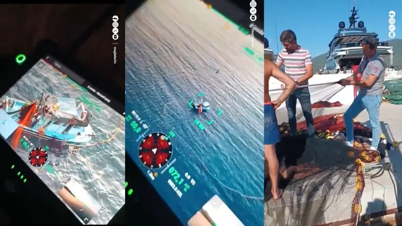 Muğla İl Tarım ve Orman Müdürlüğü’ne ait hava dronu ile