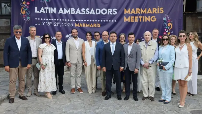 Kosta Rika, Guatemala, Meksika, Panama ve Venezuela büyükelçileri, Marmaris Belediyesi’nin