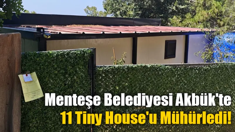  Menteşe Belediyesi, Akbük sahil şeridinde özel mülkiyet alanında yer alan