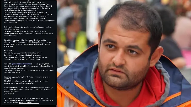 Muğla Büyükşehir Belediyesi Genel Sekreteri Tayfun Yılmaz, kardeşi Mehmet Hanifi