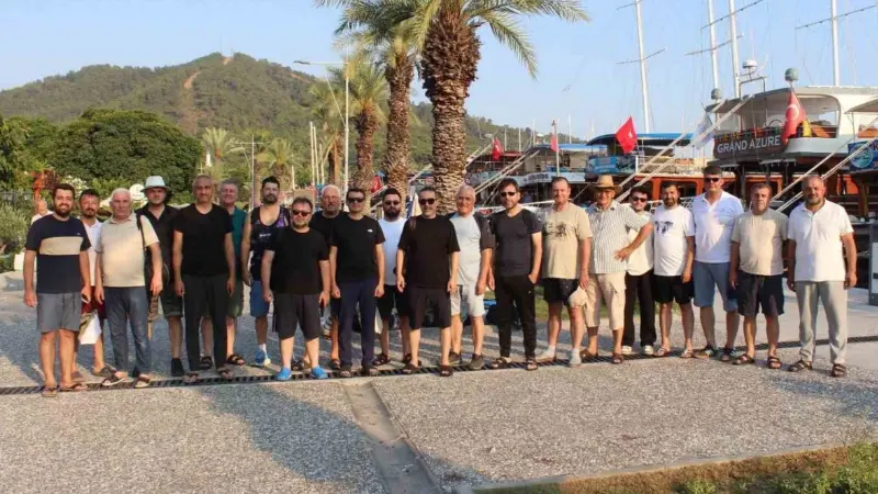 MÜSİAD Muğla şubesi üyeleri, yoğun iş temposundan uzaklaşmak ve üyeler