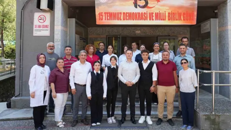 Muğla'da Atatürk Turizm Meslekî ve Teknik Anadolu Lisesi'nde düzenlenen 15