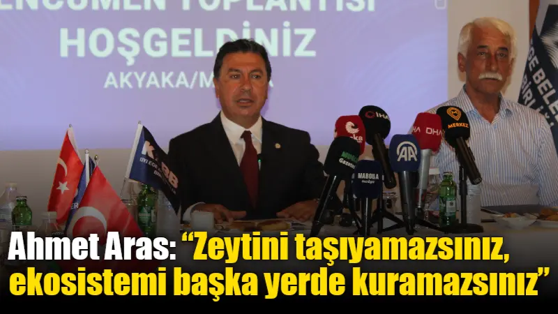 Kıyı Ege Belediyeler Birliği Temmuz Ayı toplantısında konuşan Muğla Büyükşehir