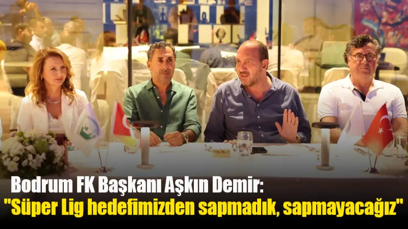 Trendyol 1. Lig ekibi Bodrum Futbol Kulübü, yeni sezon öncesi