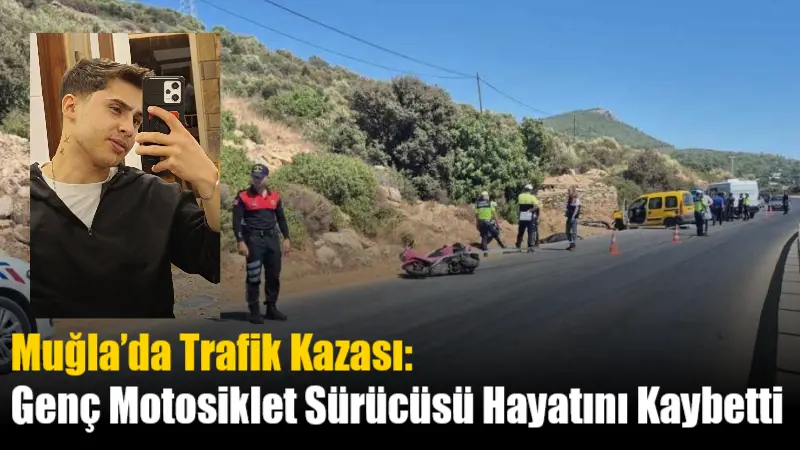Muğla'nın Bodrum ilçesinde 23 yaşındaki motosiklet sürücüsü Rıdvan Acar, hafif
