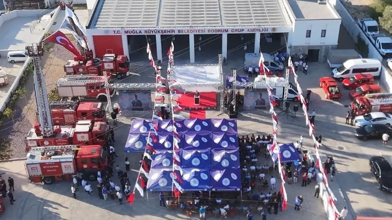 Muğla Büyükşehir Belediyesi, Bodrum'un Ortakent Mahallesi'nde inşa ettiği, güneş panelleriyle