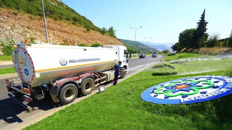Muğla Büyükşehir Belediyesi, kent genelinde yeşil alanları artırarak toplamda 441