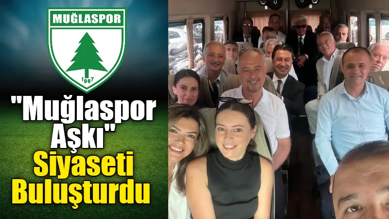 Muğlaspor Kulübü’nün Menteşe’de gerçekleştirdiği ziyaret programına AK Parti ve CHP