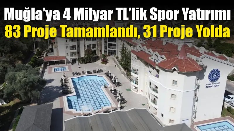 Muğla Valisi Dr. İdris Akbıyık, son 3 yılda kente yaklaşık