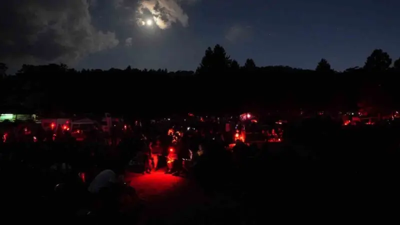 Denizli'nin Beyağaç ilçesinde düzenlenen Sandras Gökyüzü Gözlem Etkinlikleri, dört gün