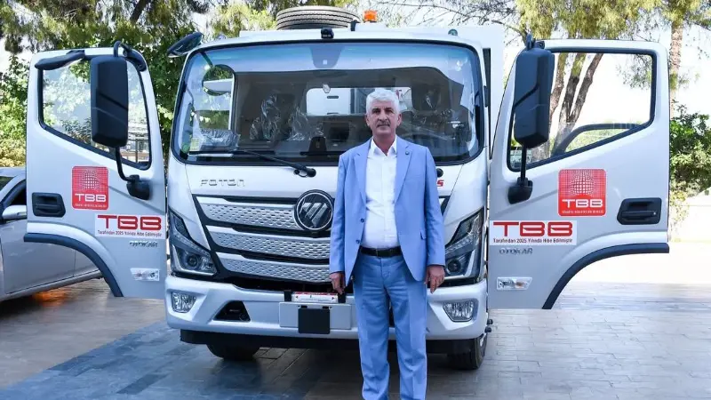 Türkiye Belediyeler Birliği tarafından hibe edilen çöp toplama aracı, Köyceğiz’de