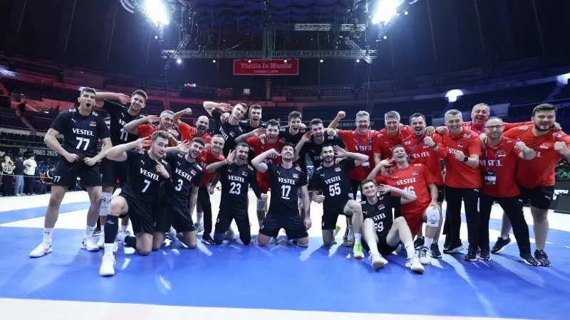 A Milli Erkek Voleybol Takımı, 2025 FIVB Dünya Şampiyonası'nda Kanada’yı