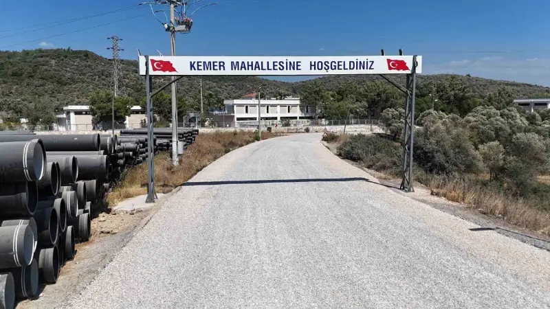 Muğla Büyükşehir Belediyesi, Bodrum'un Kemer ve Tepecik Mahalleleri arasındaki 4.600