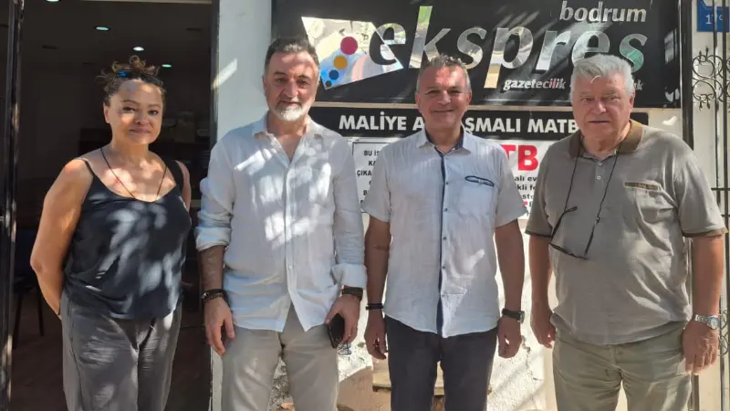 Muğla Gazeteciler Cemiyeti (MGC) Başkanı Süleyman Akbulut, Bodrum'da yerel basın
