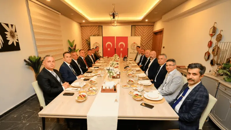 Muğla İl Emniyet Müdürü Ali Canbolat için düzenlenen veda yemeğine