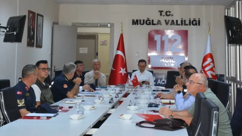 Muğla’da Eylülde yapılan Acil Çağrı Hizmetleri Koordinasyon Komisyonu Toplantısı, Vali