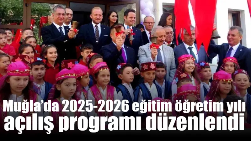 Muğla'da 2025-2026 eğitim öğretim yılı, Vali Recai Güreli İlkokulu'ndaki açılış
