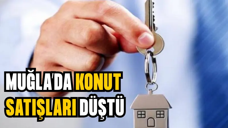 TÜİK verilerine göre, Muğla’da konut satışları 2024 yılı ağustosuna göre