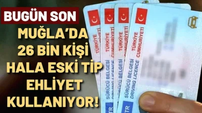 Bugün itibarıyla eski tip sürücü belgelerini yenileme süresi sona eriyor.
