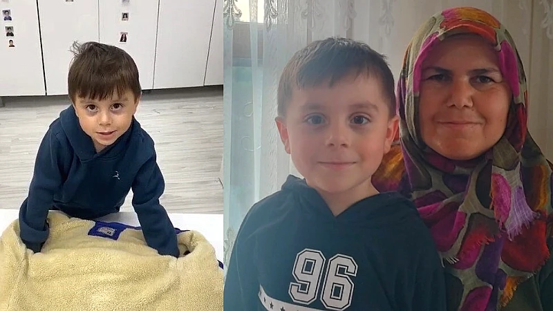Kastamonu'nun Bozkurt ilçesinde kaybolan 5 yaşındaki Osman Helvacı ve annesi