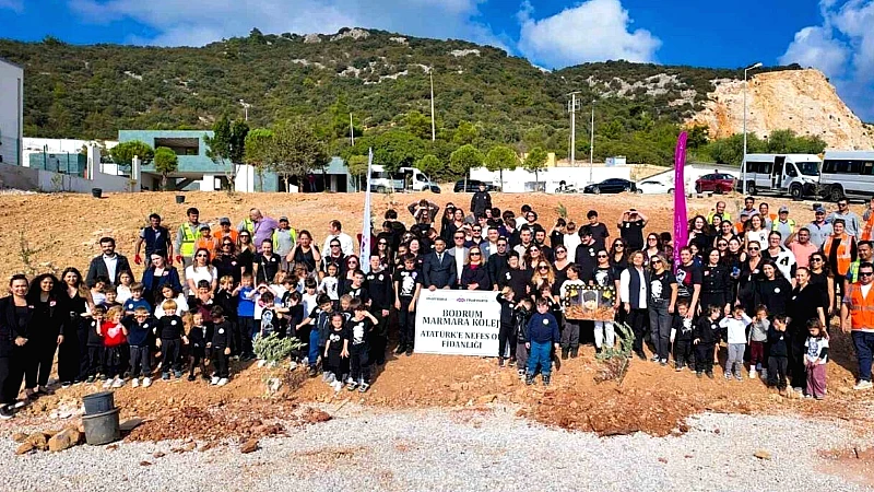 Bodrum Belediyesi, çocuklara doğa bilinci kazandırmak amacıyla fidan dikimi etkinlikleri
