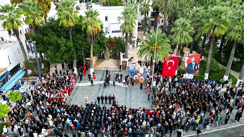 Gazi Mustafa Kemal Atatürk'ün ebediyete intikalinin 87. yılı, Bodrum'da yapılan