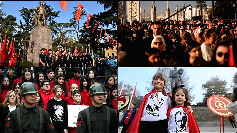 Türkiye Cumhuriyeti'nin kurucusu Gazi Mustafa Kemal Atatürk, ebediyete intikalinin 87.