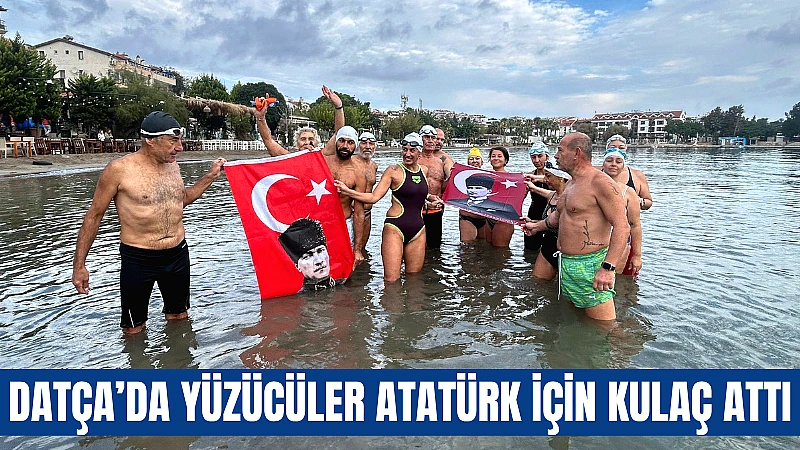Datça Openwater Swimming ekibi, 10 Kasım sabahı Gazi Mustafa Kemal