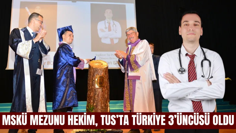 
MSKÜ Tıp Fakültesi 2025 mezunu Dr. Alican Bayar, 2025 sonbahar