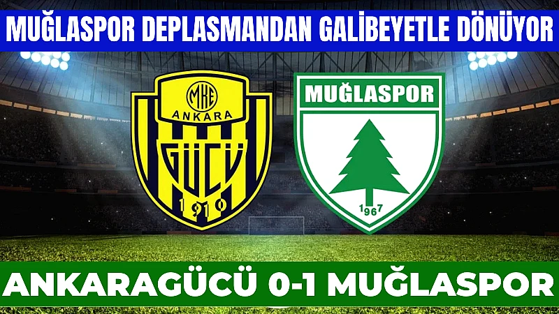 Yalçın Eycan Kaya'nın 26. dakikada attığı golle Muğlaspor, TFF 2.