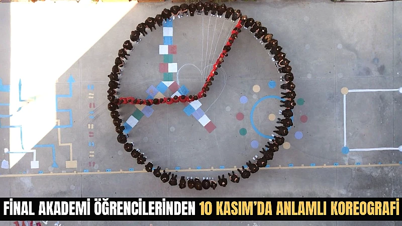 Muğla Final Akademi Okulları öğrencileri, 10 Kasım Atatürk’ü Anma Günü’nde