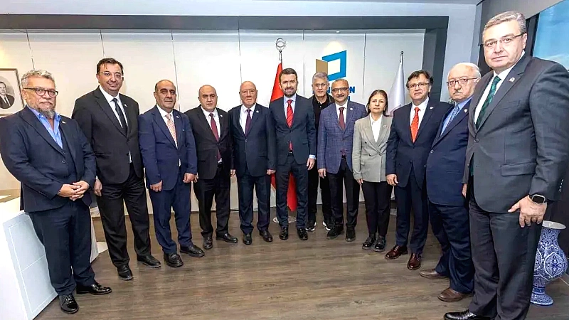 Türkiye Gazeteciler Konfederasyonu Genel Başkanı Nuri Kolaylı ve heyeti, Basın