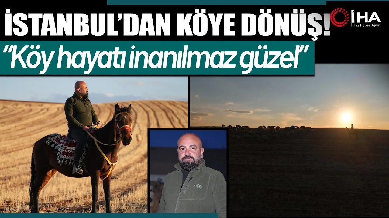 İstanbul'un yoğun temposundan uzaklaşarak Kırıkkale'deki köyünde küçükbaş hayvancılığına başlayan Mehmet